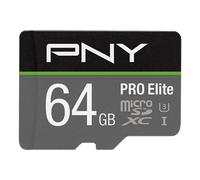 PNY 64GB PRO Elite U3 V30 A1 microSDXC Scheda di Memoria Flash