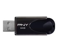PNY Attaché 4 2.0 64GB 64 GB USB tipo A 2.0 25 MB/s Cuffia FD64GATT4-EF
