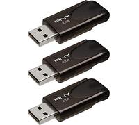 PNY Attaché 4 - Chiavetta USB 2.0 da 32 GB, confezione da 3