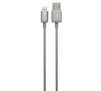 PNY Cavo Metallico Lightning, 1.2 m, Grigio
