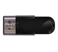 PNY Chiavetta Attache 4 FD16GATT4-EF Standard, Memoria Portatile USB 2.0, 16 GB, Nero