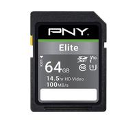 PNY Elite Tarjeta SDXC 64GB U1 V10 Clase 10