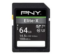 PNY Elite-X 64GB SDXC Scheda di Memoria C10 U3