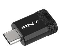 PNY Unità Flash 128GB Elite-X Fit Type-C USB 3.2 - Prestazioni avanzate Fino a 200MB/s in lettura, Comoda archiviazione di dati, Design ultra compatto, Connettore Type-C