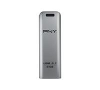 PNY FD64GESTEEL31G Usb-Stick Usb 3.1 Elite Steel USB-Stick FD64GESTEEL31G-EF