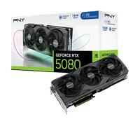 PNY GeForce RTX 5080 Overclocked Triple Fan GPU NVIDIA 16 GB GDDR7