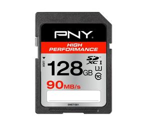 PNY High Performance 128 GB SDXC UHS-I Classe 10 (PNY SDXC 128GB High Performance 90MB/s [while stocks last] [5Years warranty]) NEW