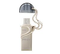 PNY P-FD64GOTGSLMB-GE Chiavetta USB Duo Link OTG Micro USB 3.0 64 GB
