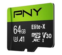 PNY P-SDU128U3WX-GE Elite-X - Scheda microSDXC classe 10 64 Gb