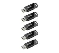 PNY Pack di 5 Unità Flash 32GB Attaché X USB 3.2 Gen 1, chiavetta di prestazioni avanzate fino a 130 MB/s di lettura, memorizzazione e trasferimento dati, portatile, affidabile, durevole, Tipo A