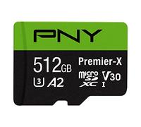 PNY Scheda di memoria flash microSDXC U3 V30 U3 Premier-X da 512 GB