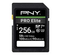 PNY - Scheda di memoria flash PRO Elite classe 10 U3 V30, 256 GB
