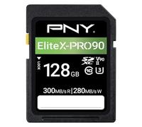 PNY Scheda di Memoria Flash SD 128GB EliteX-PRO 90 Classe 10 U3 V90 UHS-II