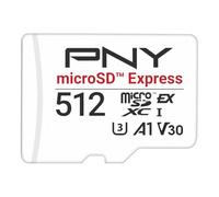 PNY Scheda microSD™ Express 512GB UHS-I U3 V30 A1, fino a 890MB/s in lettura e fino a 810MB/s in scrittura, ideale per dispositivi compatibili con microSD Express come Nintendo Switch 2