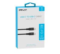 PNY USB-C™ a cavo USB-C 1m, fino a 100W, ideale per caricare e sincronizzare laptop, smartphone, tablet e altri dispositivi e accessori abilitati USB Type-C