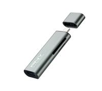 PNY USB-C Card Reader Adapter for SD Card and MicroSD USB-C 3.1 to USB