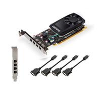 PNY VCQP1000DVIV2-PB Scheda grafica NVIDIA Quadro P1000 V2 4GB GDDR5 - Nouvo