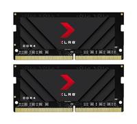 PNY XLR8 Gaming 16GB (2x8GB) DDDR4 DRAM 3200MHz (PC4-25600) CL20 1.2V Dual Channel Overclocked Notebook/Laptop (SODIMM) Computer Memory Kit - MN16GK2D43200X