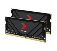 PNY XLR8 Gaming 32GB (2x16GB) DDR4 DRAM 3200MHz (PC4-25600) CL20 1.2V Dual Channel Overclocked Notebook/Laptop (SODIMM) Computer Memory Kit - MN32GK2D43200X