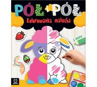 Pół i pół. Kolorowanka malucha z owcą