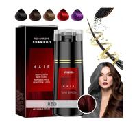 Po-lar Hair Dye Shampoo - Po-lar Hair Care, Po-lar Shampoo, Po-lar Haircare, Polarhaircare, Hair Instant Dye Shampoo,Hair Dye Shampoo Instant 3 in 1,For Hair Coverage, Suitable for Women (Red)