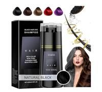 Po-lar Hair Dye Shampoo - Po-lar Hair Care, Po-lar Shampoo, Po-lar Haircare, Polarhaircare, Hair Instant Dye Shampoo,Hair Dye Shampoo Instant 3 in 1,For Hair Coverage, Suitable for Women (Black)