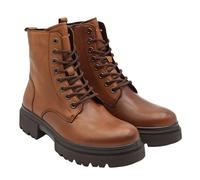 PO2086 GRUNLAND ZADO Scarpa Donna Anfibio Lacci Vera Pelle Cuoio Comodo Leggero Cuoio 38