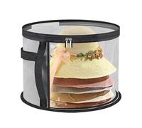 POABNCY La scatola porta-cappelli è pieghevole e adatta for riporre i vestiti nell'armadio(2Gray)