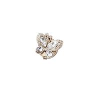 POABXYHD Copri Bottoni per Camicia, A Scatto e Staccabile, Clip Elegante per Gemelli, Stile Formale e Informale, Ideale per Matrimonio, Festa e Affari - (1,5 cm (2 pezzi), Argento)