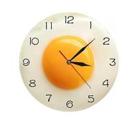 Poached egg wall clock living room wall clock 3D wall clock silent wall clock kitchen decoration wall clock