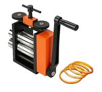 POADGBCN Laminatoio per Presse per Gioielli Attrezzatura per la Produzione di Gioielli Pressa per compresse Manuale per la laminazione di lamiere Piatte Fili Quadrati semicerchi