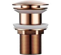 POADGBCN Pulsante di Scarico a Scomparsa for lavandino del Bagno Tappo a stantuffo in Acciaio Inossidabile con Funzione sifone lavabo for Sistema di Scarico del lavandino Moderno(Blue)