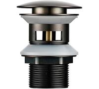 POADGBCN Pulsante di Scarico a Scomparsa for lavandino del Bagno Tappo a stantuffo in Acciaio Inossidabile con Funzione sifone lavabo for Sistema di Scarico del lavandino Moderno(Army Green)
