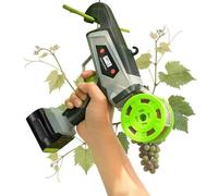 POADGBCN Strumento Elettrico per Legare Le Piante con Display Digitale 16.000 Legature Strumento Ricaricabile per Legare Le Piante da Giardino Include 2 Rotoli di Nastro Adesivo