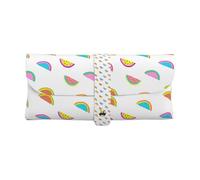 Poadnly Anguria colorata divertente, Custodia morbida per occhiali, custodia portatile per occhiali, custodia antigraffio per occhiali