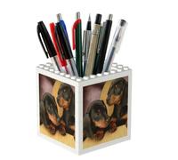 Poadnly Bassotto nano, Portapenne e portamatite per ufficio, casa e scuola, organizer compatto da scrivania per articoli di cancelleria.
