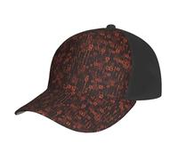 Poadnly Codice Programmatore Rosso,Cappellino da Baseball Regolabile, Classico, da papà, da Camionista