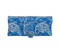 Poadnly Delfino magico, Custodia morbida per occhiali, custodia portatile per occhiali, custodia antigraffio per occhiali