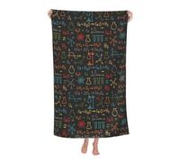 Poadnly Esperimento didattico sulle equazioni chimiche, Telo mare ad asciugatura rapida 80 x 130 cm Asciugamano da bagno ultra morbido Ideale per bagno, hotel