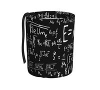 Poadnly Formula della legge fisica E=mc²,Cestino per auto, cestino per rifiuti da appendere, resistente all'acqua, ideale per campeggio e viaggi.