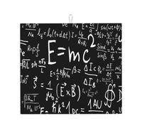 Poadnly Formula fisica Legge E=Mc2, Tappetini scolapiatti assorbenti, Tappetino scolapiatti per il bancone della cucina 41x46 cm