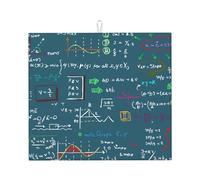 Poadnly Formula matematica stampata, Tappetini scolapiatti assorbenti, Tappetino scolapiatti per il bancone della cucina 41x46 cm