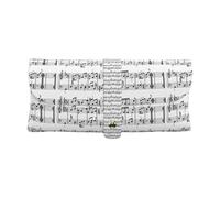 Poadnly Illustrazione del simbolo della nota musicale delle note musicali, Custodia morbida per occhiali, custodia portatile per occhiali, custodia antigraffio per occhiali