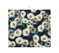 Poadnly Margherita della moda, Tappetini scolapiatti assorbenti, Tappetino scolapiatti per il bancone della cucina 41x46 cm