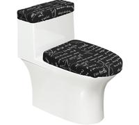 Poadnly Modelli e calcoli matematici,Set di 2 Copri Coperchio per WC riutilizzabili, Resistenti alla Polvere e agli Schizzi, Ideali per Il Bagno.