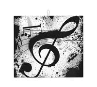 Poadnly Nota musicale, Tappetini scolapiatti assorbenti, Tappetino scolapiatti per il bancone della cucina 41x46 cm