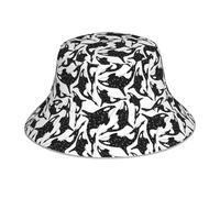 Poadnly Orca assassina della Balena, Cappello da Pescatore per Adulti, Cappello da Sole, Berretto da Corsa Riflettente Notturno, Cappelli da Pescatore