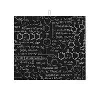 Poadnly Scienza astratta Chimica, Tappetini scolapiatti assorbenti, Tappetino scolapiatti per il bancone della cucina 41x46 cm