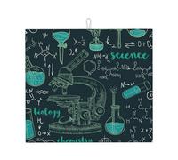 Poadnly Scienza chimica interessante, Tappetini scolapiatti assorbenti, Tappetino scolapiatti per il bancone della cucina 41x46 cm