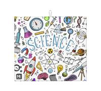 Poadnly Scienza, Tappetini scolapiatti assorbenti, Tappetino scolapiatti per il bancone della cucina 41x46 cm